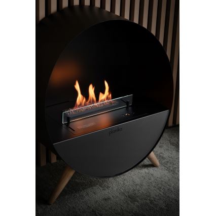 Planika - BIO-Kamin mit Fernbedienung 72,6x65 cm 2,5kW/230V schwarz