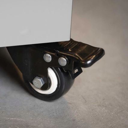 Planika - Outdoor-Gaskamin 142x36 cm 8kW 1xAAA weiß + Schutzabdeckung