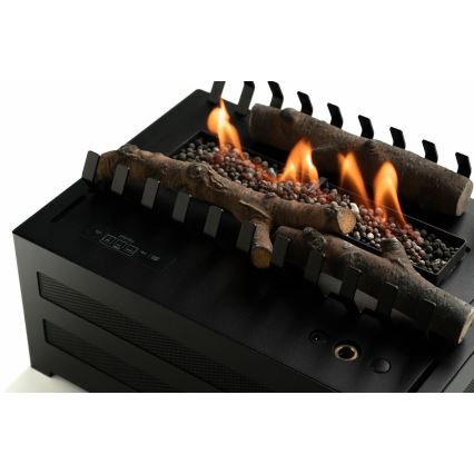 Planika - BIO-Kamin mit Fernbedienung 20,8x38,5 cm 2,5kW/230V schwarz