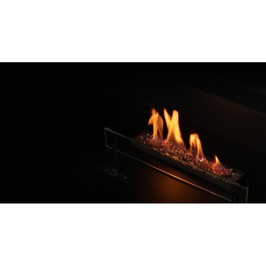 Planika - Universal BIO-Einbaukamin mit Fernbedienung 56,2x75 cm 2,5kW/230V