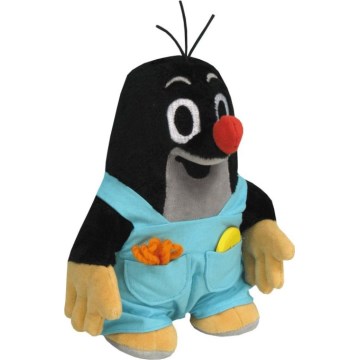 Plüschmaulwurf mit Hose, 20 cm