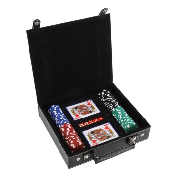 Poker-Set im Koffer, 100-teilig