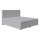 Polsterbett mit Federkernmatratze und Stauraum ISABEL 160x200 hellgrau