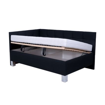 Polsterbett mit Matratze und Stauraum MARIA PETITE 120x200 cm anthrazit