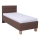 Polsterbett mit Stauraum ohne Matratze MARIA ONE 90x200 cm braun