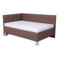 Polsterbett mit Stauraum ohne Matratze MARIA PETITE 120x200 cm braun