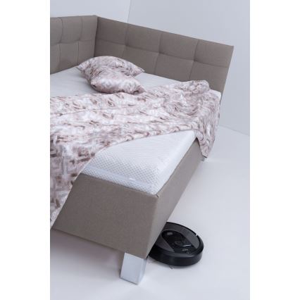 Polsterbett mit Stauraum ohne Matratze MARIA PETITE 120x200 cm taupe