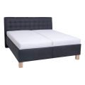 Polsterbett mit Stauraum ohne Matratze VIOLET 160x200 cm anthrazit