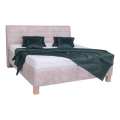 Polsterbett mit Stauraum ohne Matratze VIOLET 160x200 cm beige