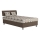 Polsterbett mit Stauraum und Matratze GEORGE 90x200 cm braun