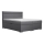 Polsterbett mit Stauraum und Matratzen mit Topper NEW BOLERO 180x200 cm grau