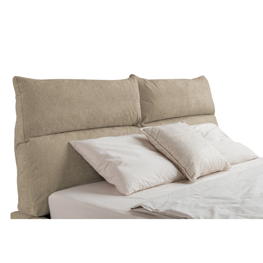 Polsterbett ohne Matratze BASIL 160x200 cm beige