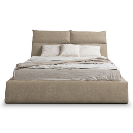 Polsterbett ohne Matratze BASIL 180x200 cm beige
