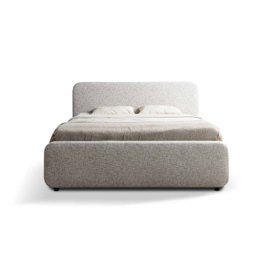 Polsterbett ohne Matratze LAJLA 160x200 cm beige