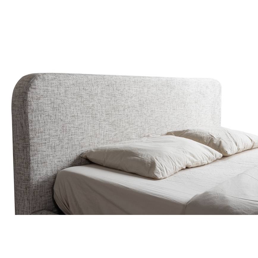 Polsterbett ohne Matratze LAJLA 160x200 cm beige