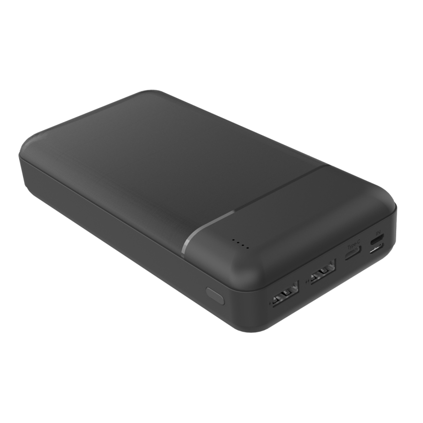 Power Bank 30000 mAh 3,7V schwarz