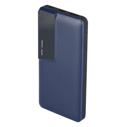 Power Bank mit Display 10000mAh/3,7V blau