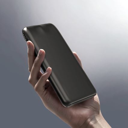 Powerbank 10000 mAh 10W Power Delivery 2x USB-C + 1x USB-A Schwarz