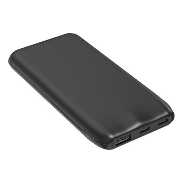 Powerbank 10000 mAh 10W Power Delivery 2x USB-C + 1x USB-A Schwarz