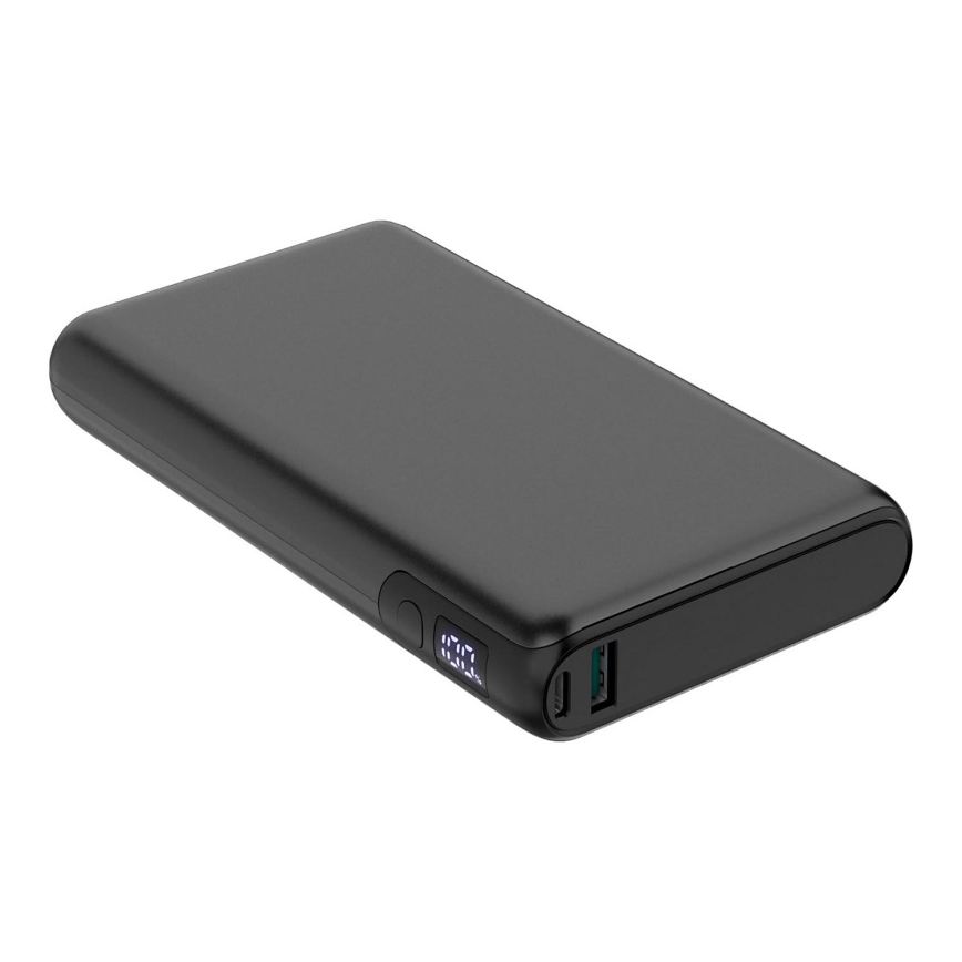 Powerbank mit LED-Anzeige Power Delivery 30000 mAh/100W/3,7V schwarz