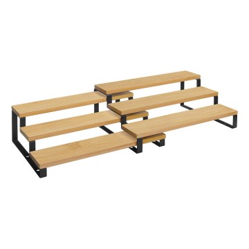 Praktisches 2er-Set Gewürzständer MARGE – schwarz/braun