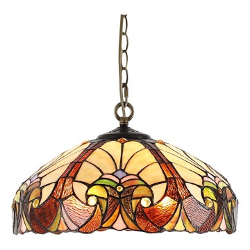 Prezent 1700 - Hängeleuchte mit Kette TIFFANY XX 2xE27/60W/230V