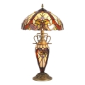 Prezent 1702 - Tischleuchte TIFFANY 2xE27/60W + 1xE14/7W/230V