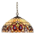 Prezent 1704 - Hängeleuchte an Kette TIFFANY 2xE27/60W/230V