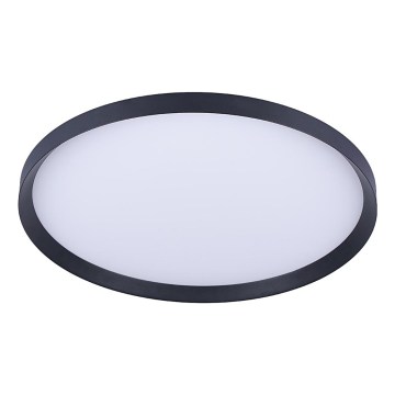 Prezent 17311 - LED-Deckenleuchte ADRA LED/42W/230V + LED/13W 3000/4000/6000K Ø 48,5 cm schwarz