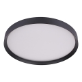 Prezent 17313 - Dimmbare LED-Deckenleuchte MAYSA, 36 W / 230 V, 3000/4000/6000 K, Ø 39,5 cm, schwarz