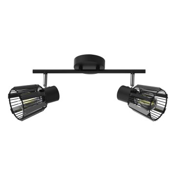 Prezent 27517 - Strahler PONTEO 2xE27/40W/230V schwarz