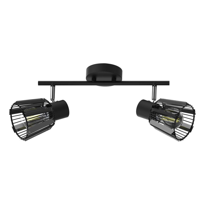 Prezent 27517 - Strahler PONTEO 2xE27/40W/230V schwarz