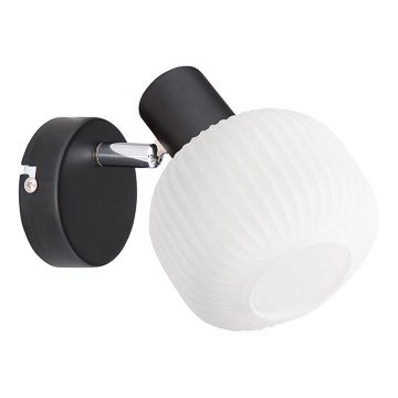 Prezent 27519 - Wandstrahler ARYA 1xE14/40W/230V schwarz/weiß