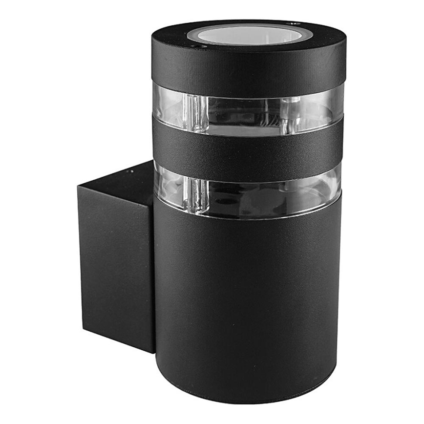 Prezent 31306 - Outdoor-Wandleuchte DAIMA 1xGU10/10W/230V IP44 schwarz