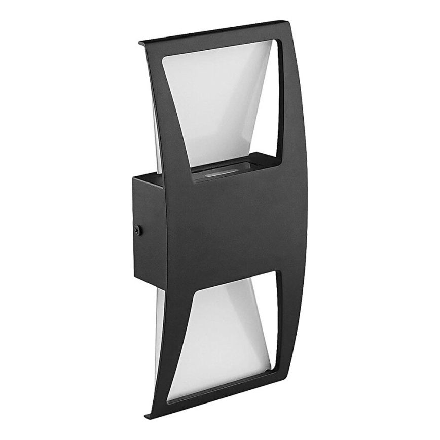 Prezent 31310 - LED-Outdoor-Wandleuchte OZZ 2xLED/4W/230V IP44 schwarz