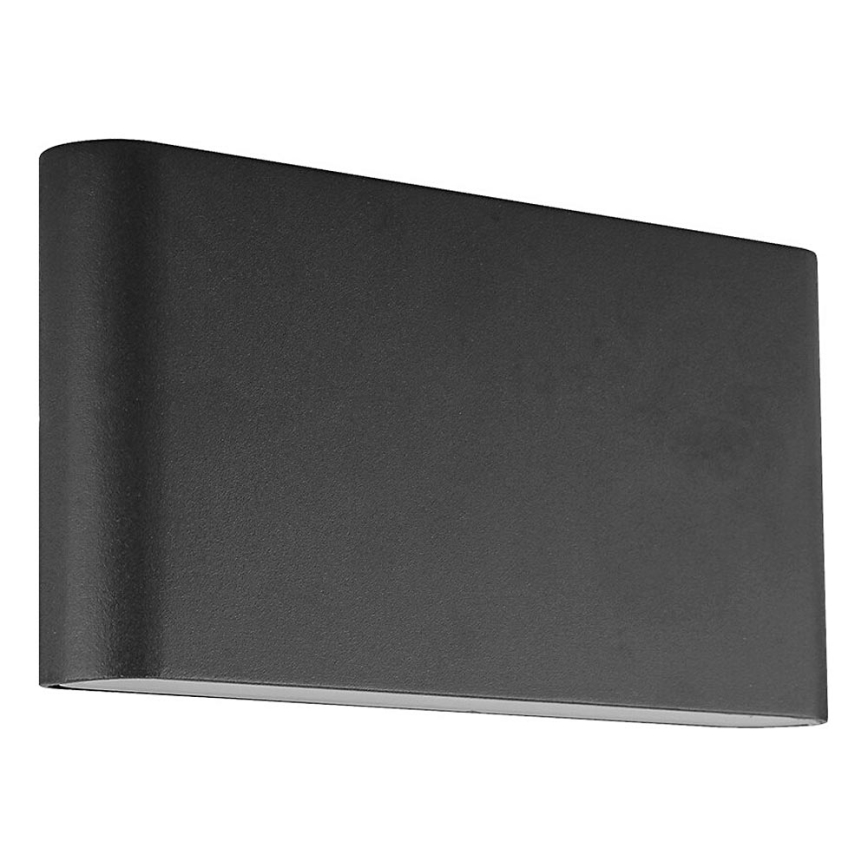 Prezent 31318 - LED-Outdoor-Wandleuchte MAER 2xLED/5W/230V IP44 schwarz