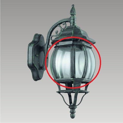 Prezent 39001 - Ersatzglas für Outdoor-Leuchte PRINZ E27