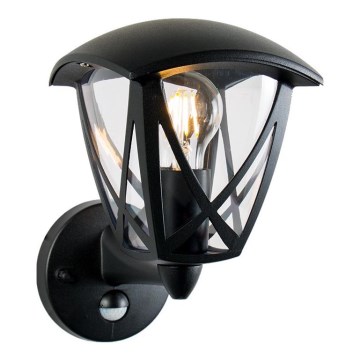 Prezent 39041 - Außenwandleuchte mit Sensor SPLIT 1xE27/40W/230V