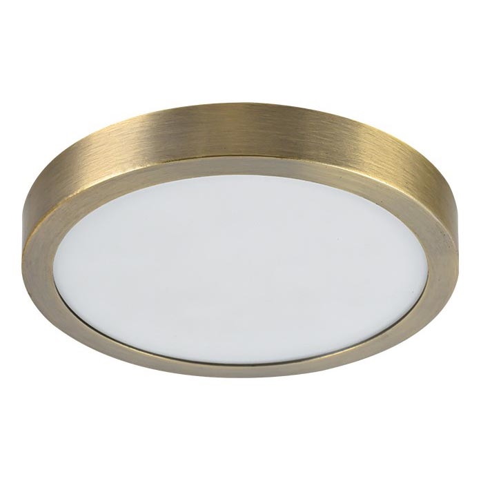 Prezent 49058 - LED-Deckenleuchte LENYS LED/9W/230V 4000K d 12 cm Messing