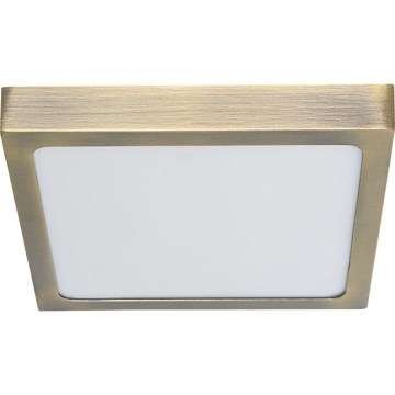 Prezent 49062 - LED-Deckenleuchte LENYS LED/9W/230V 4000K 12x12 cm Messing