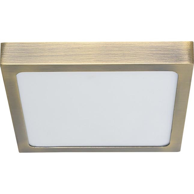 Prezent 49062 - LED-Deckenleuchte LENYS LED/9W/230V 4000K 12x12 cm Messing