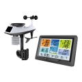 Professionelle Wetterstation mit Farb-LCD-Display und Wecker 5V/2xAA + 3xAA
