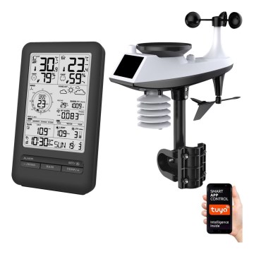 Professionelle Wetterstation mit LCD-Display 5V/2xAA + 3xAA + 2xAA Wi-Fi Tuya