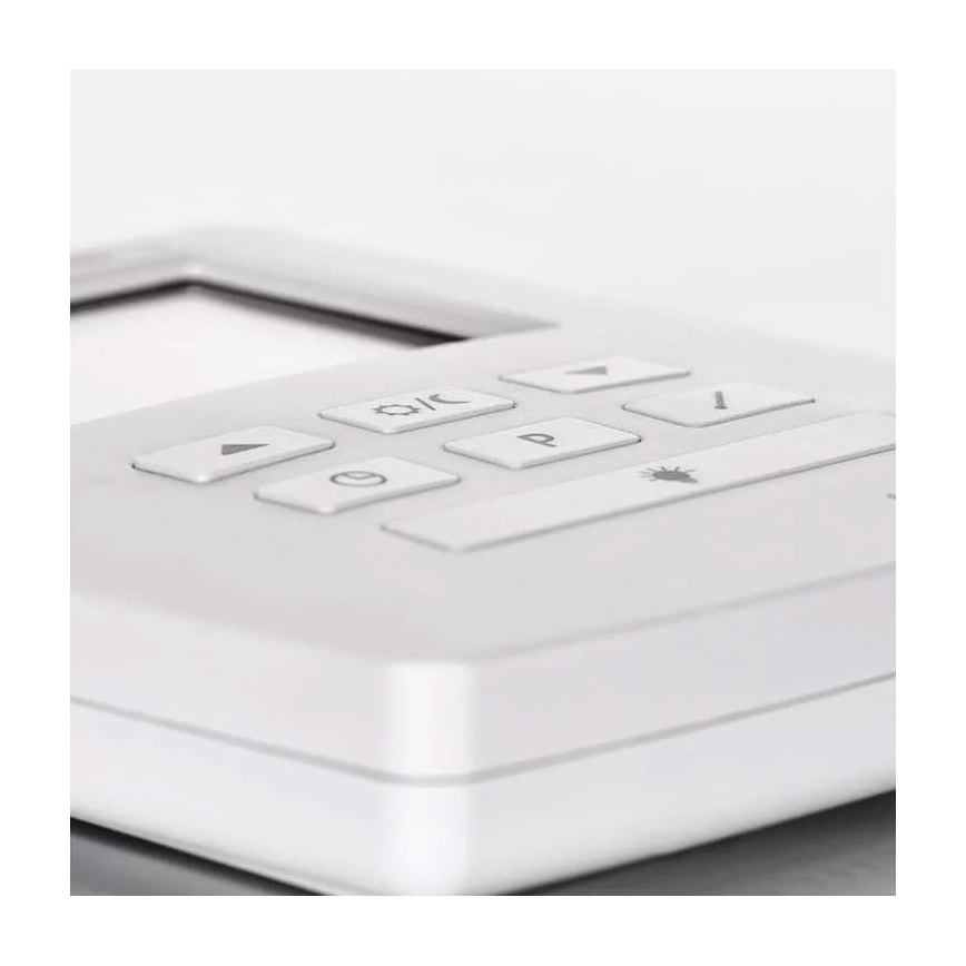 Programmierbares Thermostat 230V+2xAA