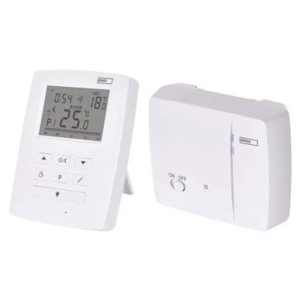 Programmierbares Thermostat 230V+2xAA