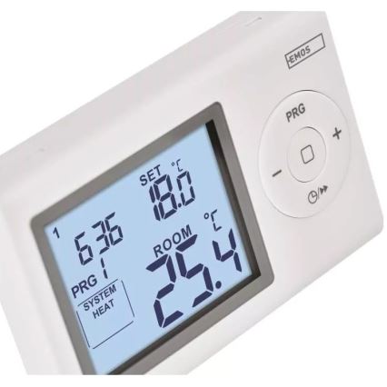 Programmierbares Thermostat 2xAAA