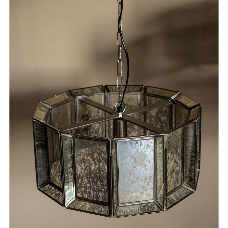 PTMD - Kronleuchter an Kette ANTIQUE 1xE27/40W/230V Durchmesser 46 cm