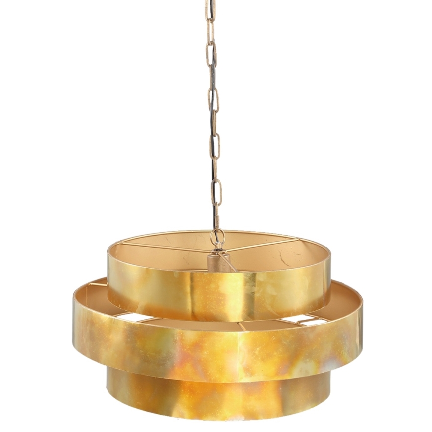 PTMD - Kronleuchter mit Kette ZANTH 1xE27/40W/230V Ø 52 cm goldfarben