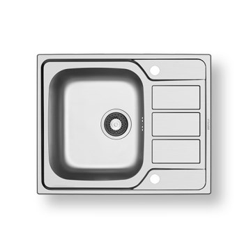 Pyramis 100187101 - Küchenspüle ATHENA 62x50 cm Satin