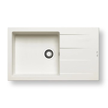 Pyramis 70070611 - Küchenspüle ATHLOS 86x50 cm Granit/weiß